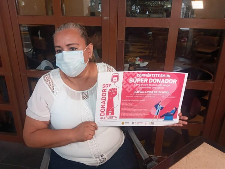 Invitan a la sociedad a donar sangre altruistamente para niños con cáncer de Veracruz
