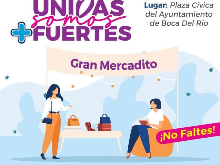 Invitan al Gran Mercadito en Boca del Río este fin de semana