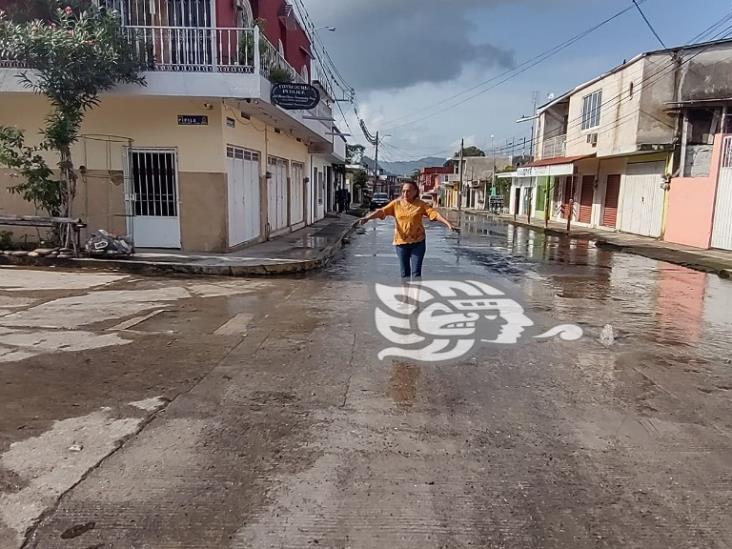 Calles de colonia Benito Juárez, en Misantla, amanecen con olores fétidos