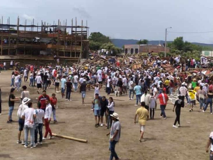 Desplome de plaza de toros en Colombia deja al menos cuatro muertos