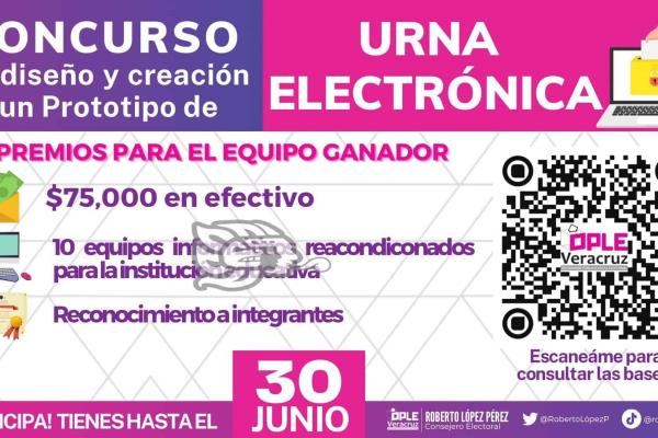 Cinco universidades, inscritas a concurso de urna electrónica del OPLE 