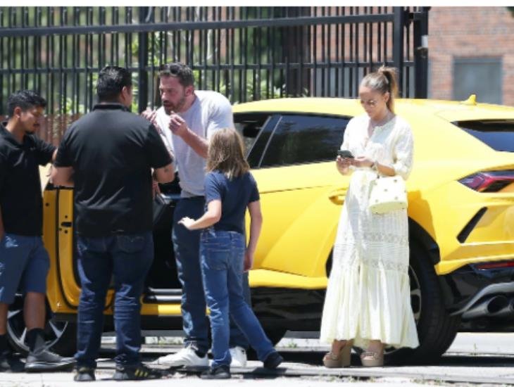 Se descuida Ben Affleck y su hijo de 10 años choca un Lamborghini