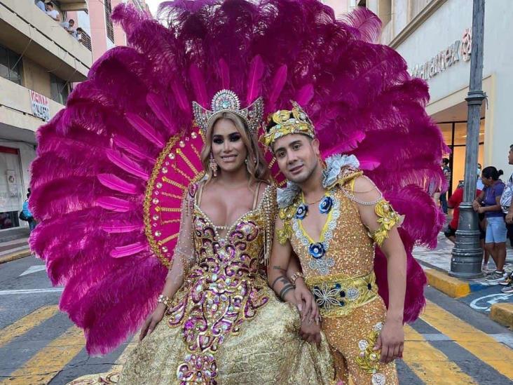 Coronan a reyes de la comunidad LGBTTI en Veracruz por Carnaval de Veracruz 2022