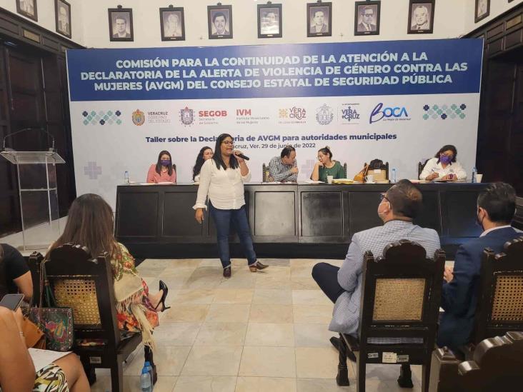 Realizan Jornada de Capacitaciones de Alerta de Violencia de Género en Veracruz