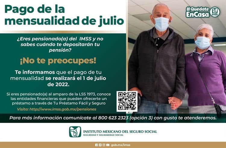 ¡Entérate! Este es el día que pensionados del IMSS pueden obtener su pago