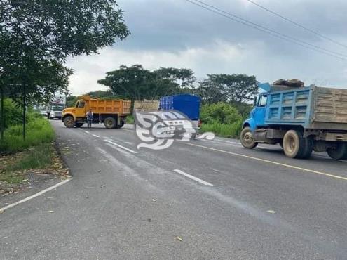 No hay paso de Veracruz a Oaxaca por paro de camioneros