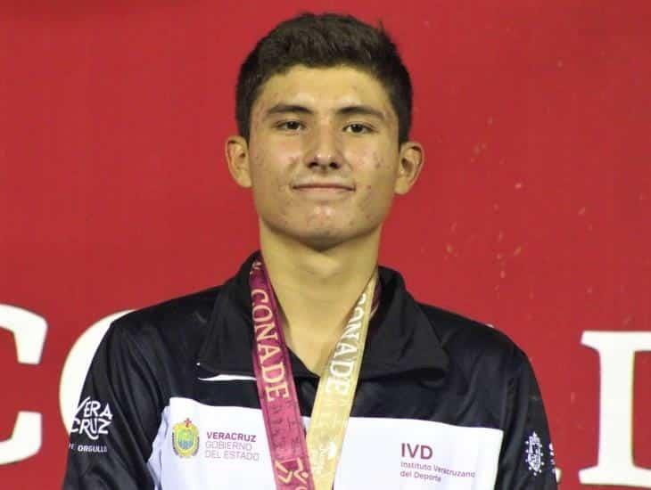 El veracruzano Alejandro Cárdenas gana medalla de oro en Nacionales Conade 2022