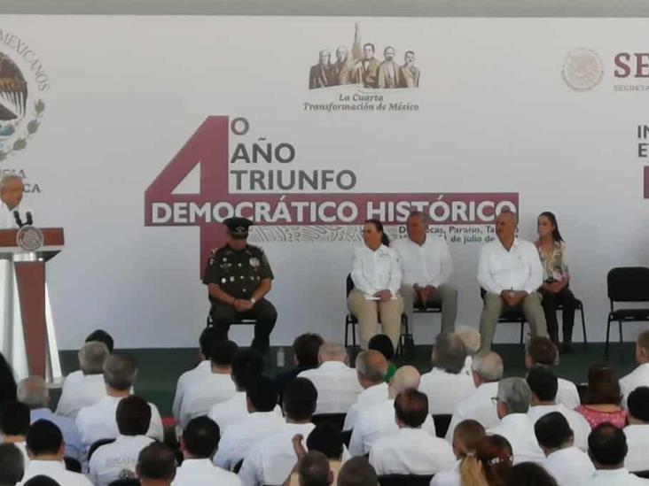 (+Video) Primera etapa de la Refinería Olmeca, un acontecimiento histórico: AMLO