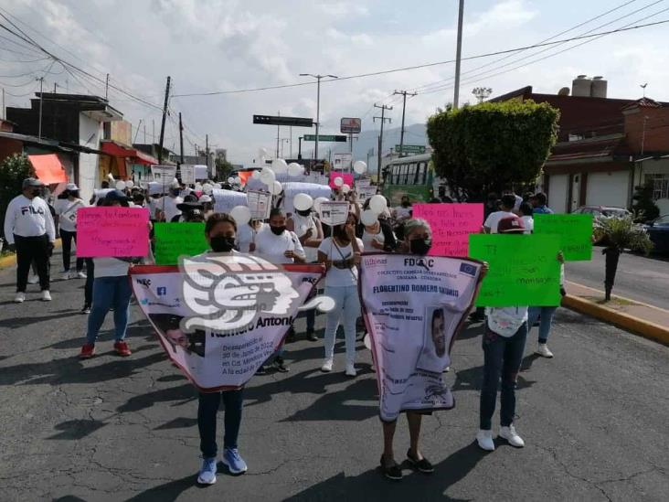 Por segunda ocasión en el día, marchan por persona desaparecida en Nogales