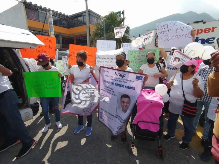 Por segunda ocasión en el día, marchan por persona desaparecida en Nogales