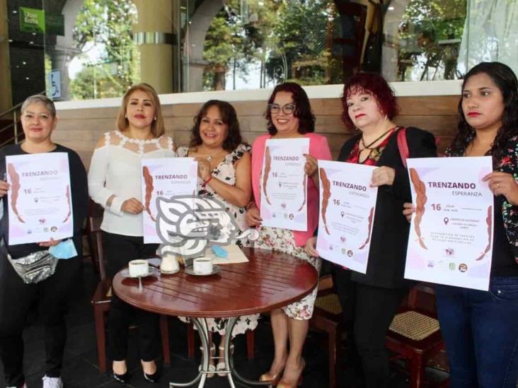 Dona tu trenza; llaman Mujeres Sembrando Esperanza en Xalapa