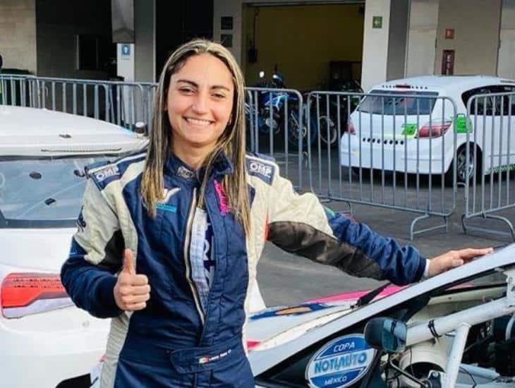 Laura Sanz Ortiz, piloto veracruzana va por el campeonato de la Copa Notiauto 2022