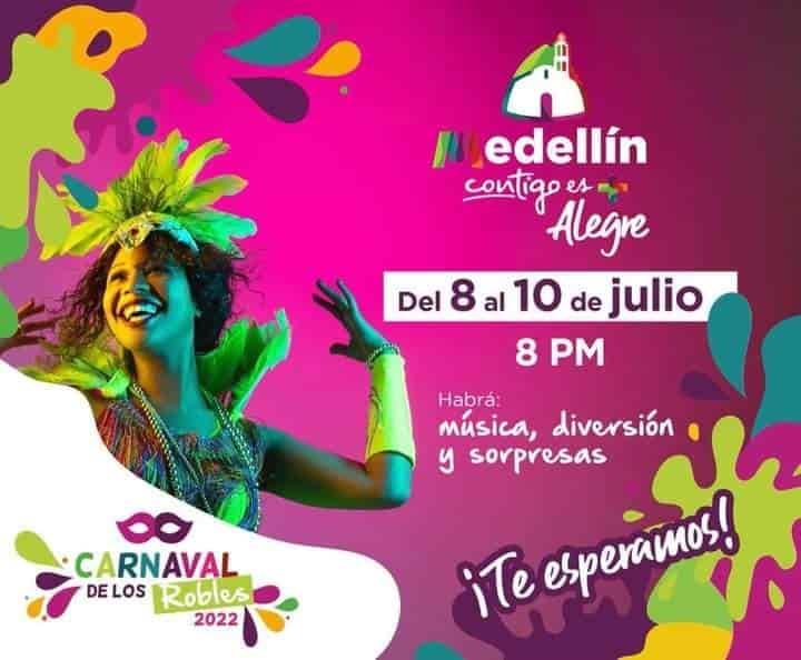 Inicia el Carnaval de Los Robles en Medellín