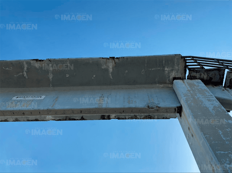 Puente de Rafael Cuervo en Veracruz, un riesgo latente