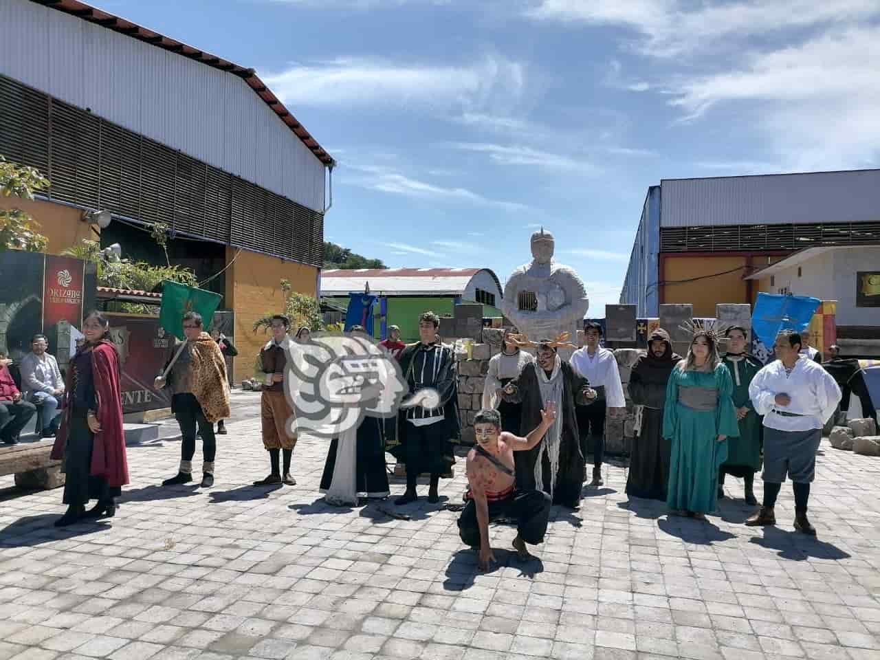 Con performance medieval, presentan el inicio del proyecto Casa Vegas en  Orizaba