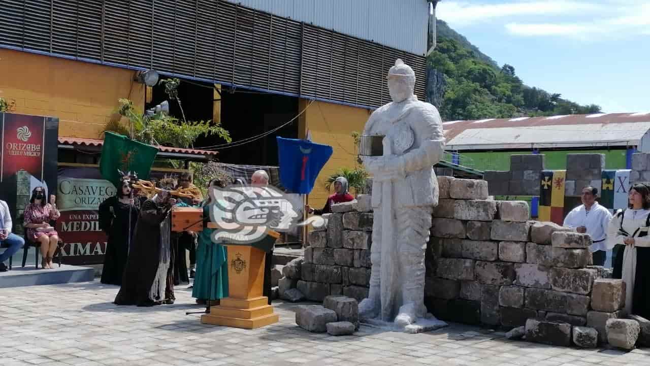 Con performance medieval, presentan el inicio del proyecto Casa Vegas en  Orizaba