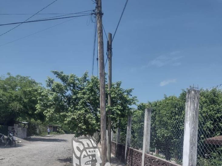 Congregación La Defensa, en Misantla, podría quedarse sin energía eléctrica