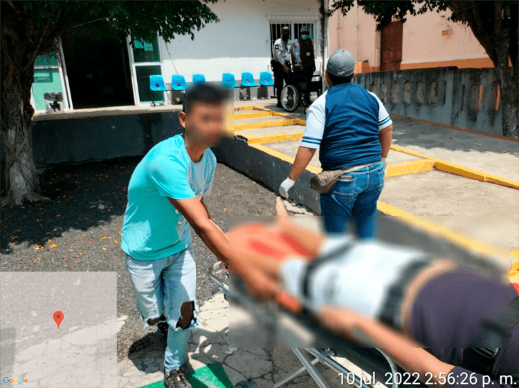En Amatitlán, automovilista atropella a motociclista y se da a la fuga