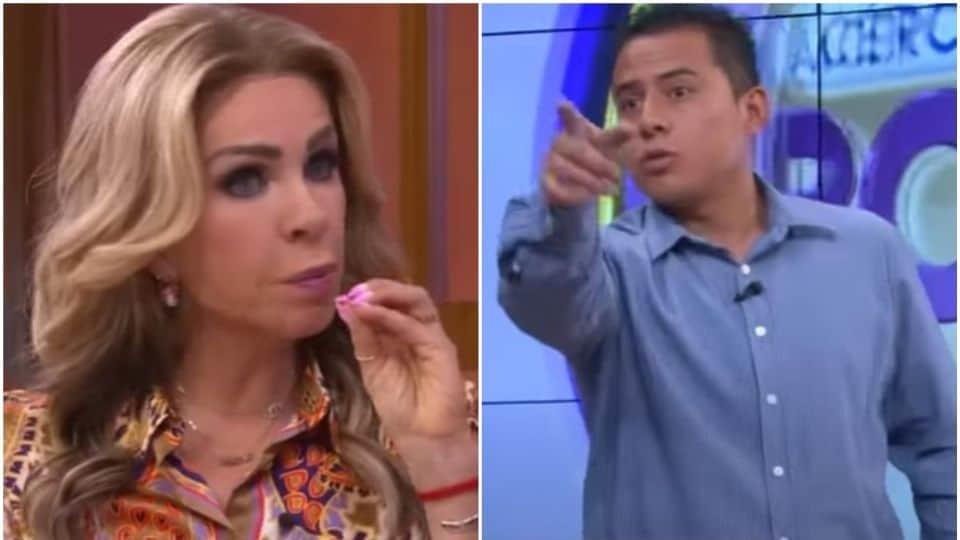 Panelista amenaza a Rocío Sánchez Azuara en pleno programa