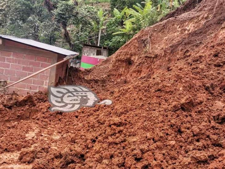 En zonas serranas de Tequila, siguen las afectaciones por lluvias; desalojan casas