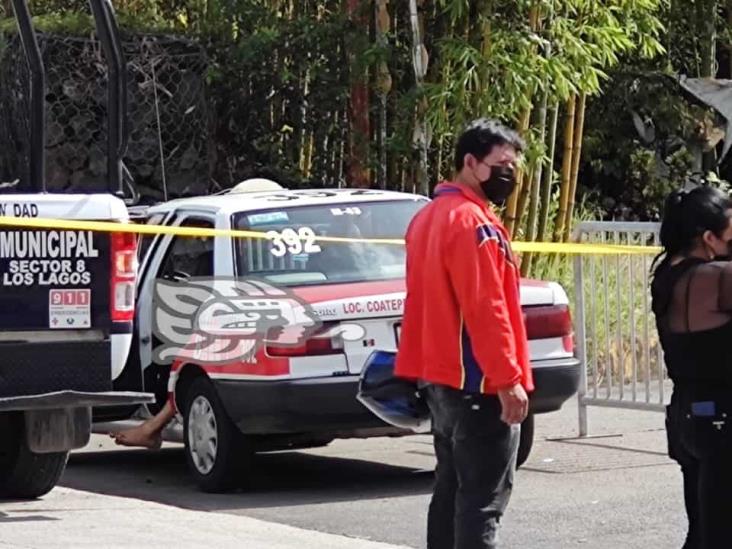 Sujeto fallece en un taxi cerca del velódromo de Xalapa