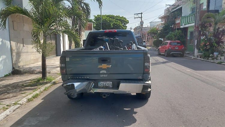 Por no respetar la preferencia provoca aparatoso accidente en Veracruz