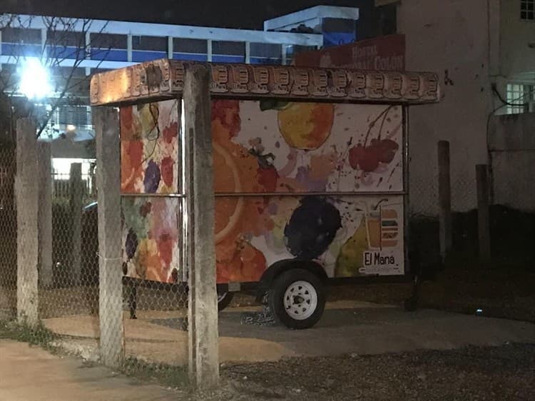 Denuncian robo de un Food Truck en el fraccionamiento Floresta en Veracruz
