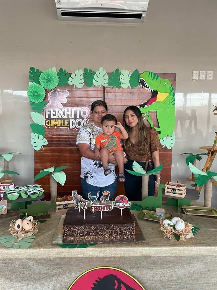 El pequeño Luis Fernando Castro Marín cumple dos años de vida