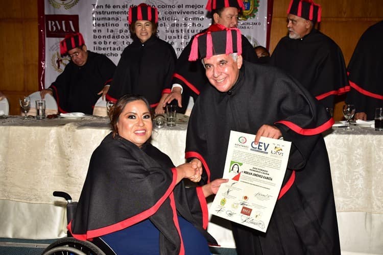 Entregan Doctorado Honoris Causa a abogados destacados de Veracruz