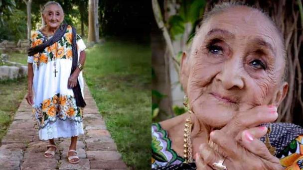 A Sus A Os Abuelita Yucateca Se Hizo Viral Por Tierna Sesi N De Fotos