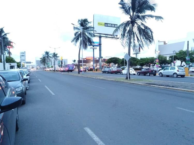 Se restable la circulación en el bulevar Ruiz Cortines en Boca del Río