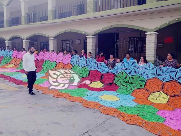 (+Video) Con tapete aéreo multicolor, inaugurarán fiesta patronal de Acultzingo