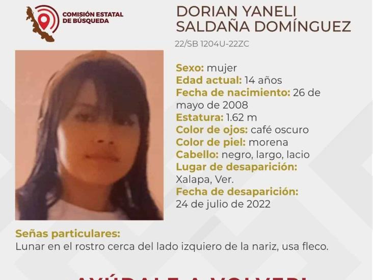 Buscan a adolescente desaparecida en Xalapa