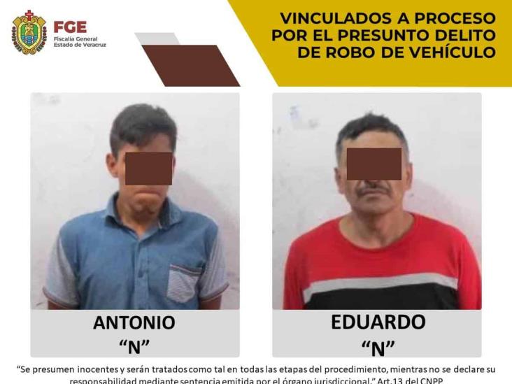 En Xalapa, vinculan a proceso a dos presuntos ladrones de autos
