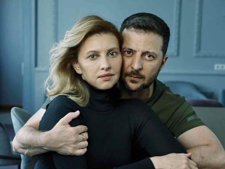 ¿Ponen glamour a guerra en Ucrania?; Zelenski y  su esposa posan para Vogue