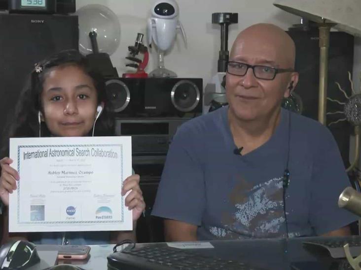 Ashley Martínez, una niña mexicana de 11 años, descubrió un asteroide