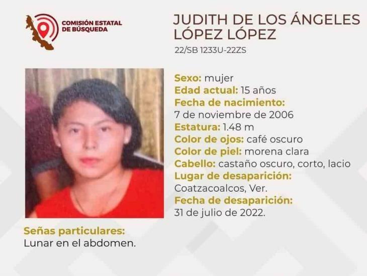 Reportan desparecida a quinceañera en Coatzacoalcos
