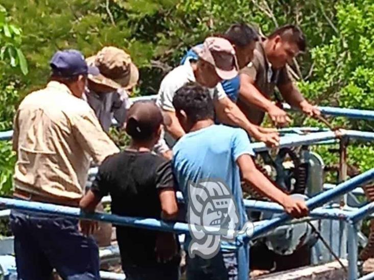 Soldaron válvulas del Yurivia; exigen más de 2 mdp para obras en Tatahuicapan