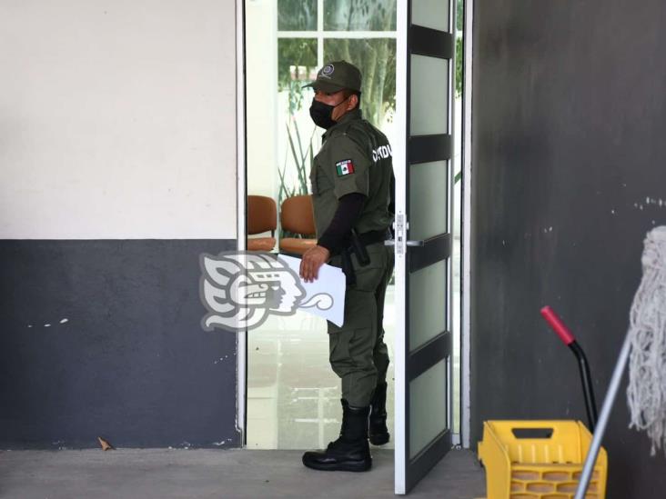 Llega exfiscal Jorge ‘N’ al Juzgado, con fuerte blindaje de seguridad (+Video)