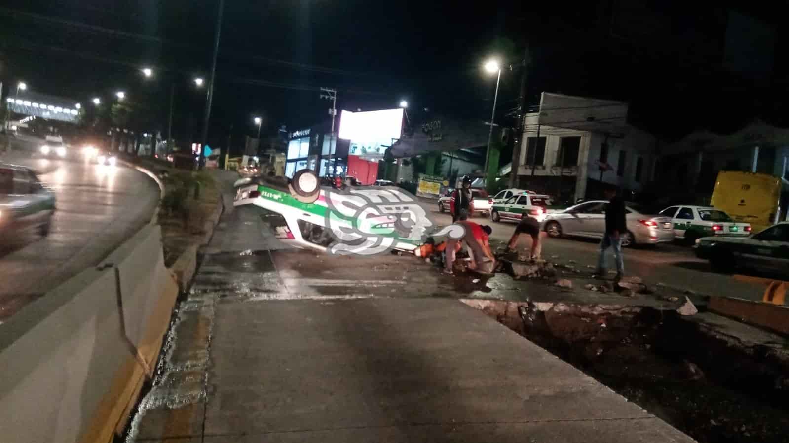 Xalapa en construcción: accidentes y caos con obras inconclusas