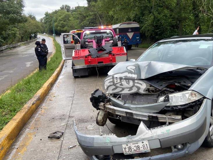 Se registran múltiples accidentes en el bulevar Xalapa-Coatepec