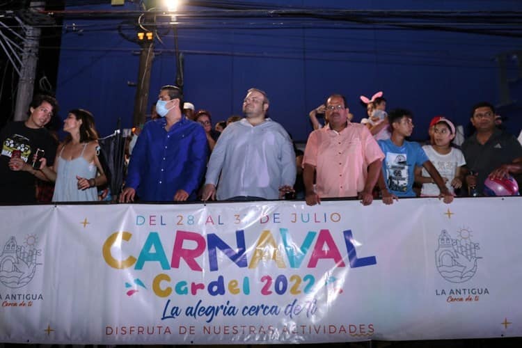 Lluvias no impidieron la realización del último paseo del Carnaval de Cardel 2022