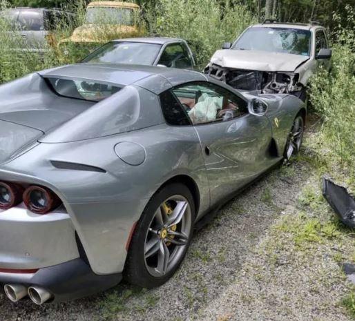 Valet Parking se roba un Ferrari y lo choca