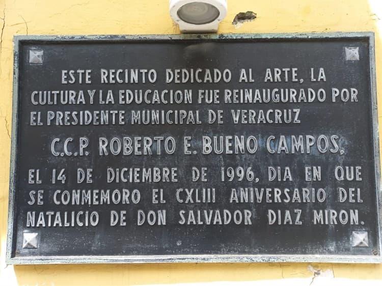 En este lugar de Veracruz vivió el poeta Salvador Díaz Mirón