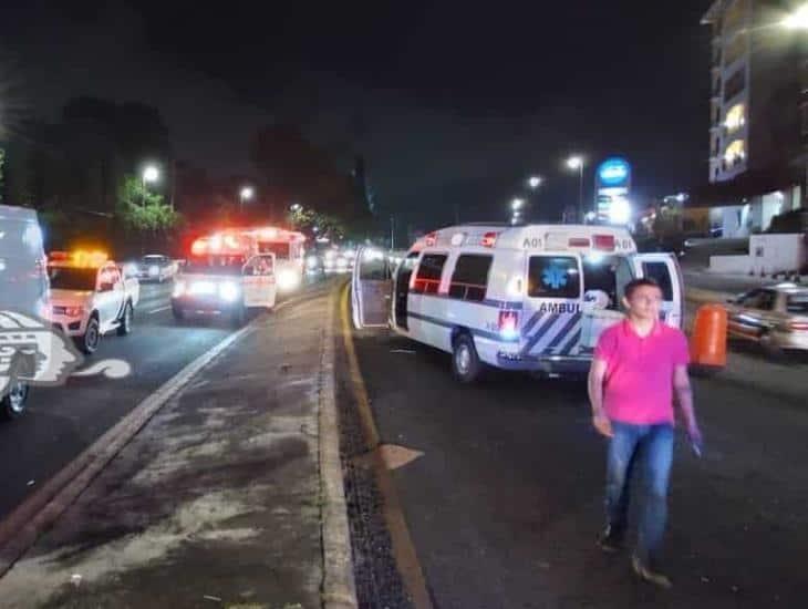 ¡Cuidado! Reportan accidente de tránsito en colonia 7 de Noviembre, en Xalapa