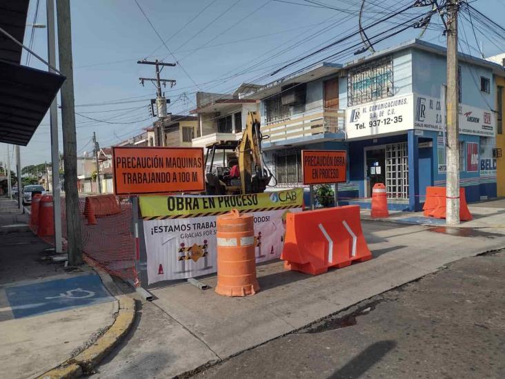 ¡Atento! Cerradas cuatro calles en Veracruz por mantenimiento