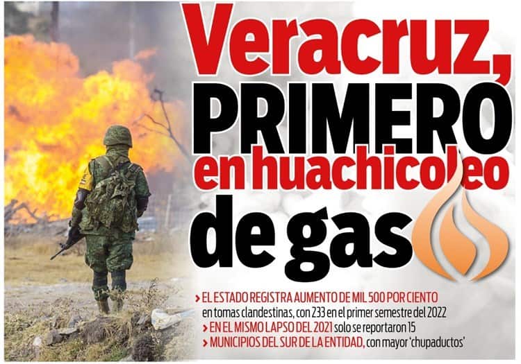 Al alza, tomas clandestinas de gas en Veracruz