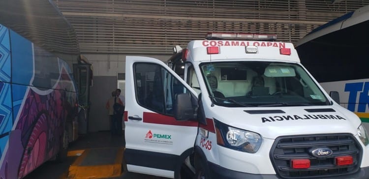 Fallece pasajero cuando viajaba en un autobús en Cosamaloapan