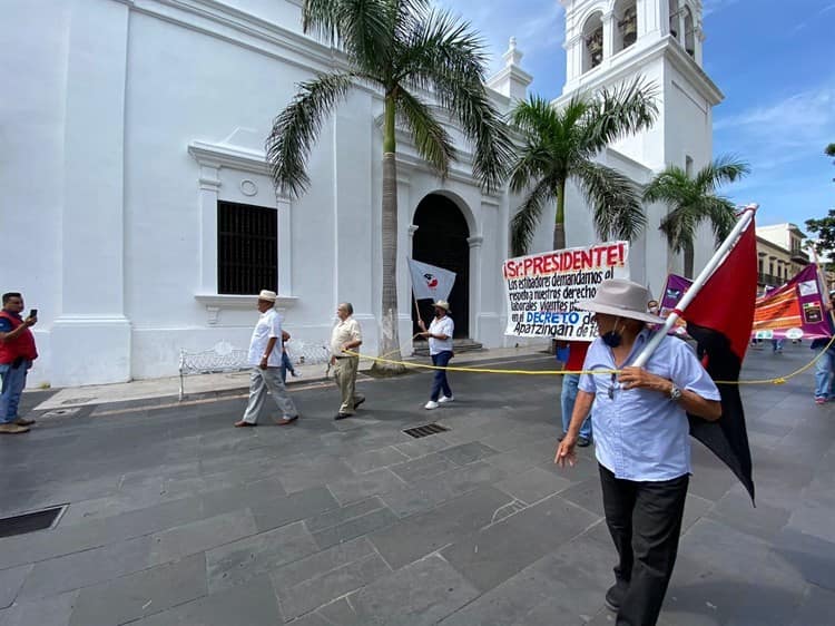 Marchan Estibadores en el puerto de Veracruz (+Video)