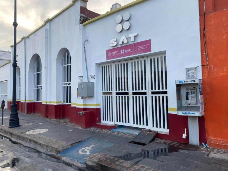 Oficinas del SAT en Veracruz amanecen sin bloqueos (+Video)